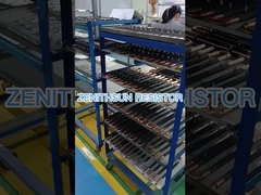 Kupfer-verwunden wassergekühlter Widerstand-Draht des Rohr-3KW mit Schienenplatte