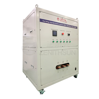 Wechselstroms 3Phase Doppelspannungs-justierbares widerstrebendes der Ersatzlast-Bank-180KW 220/440V